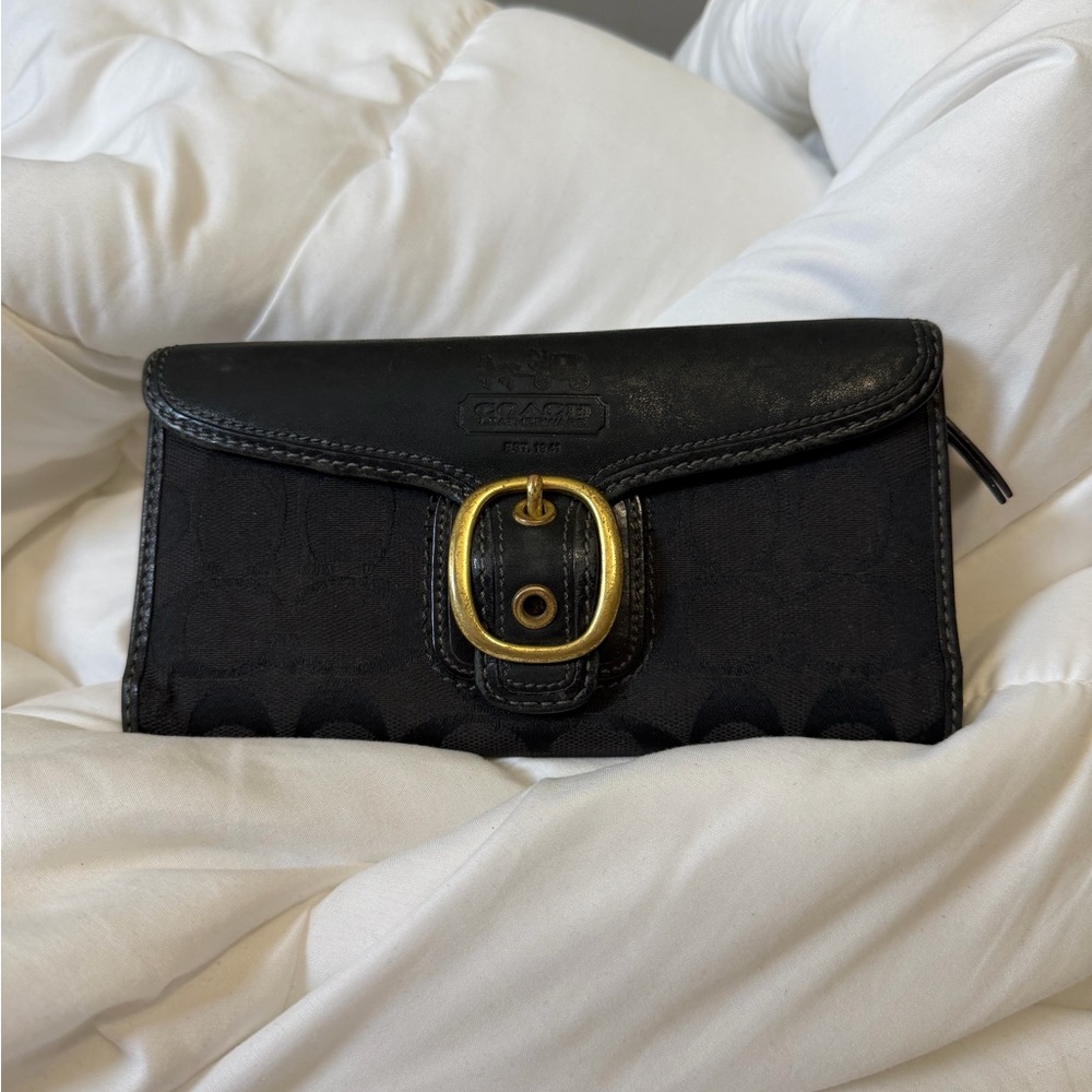 Vintage Y2k Coach Bleecker Soho Trifold Wallet
